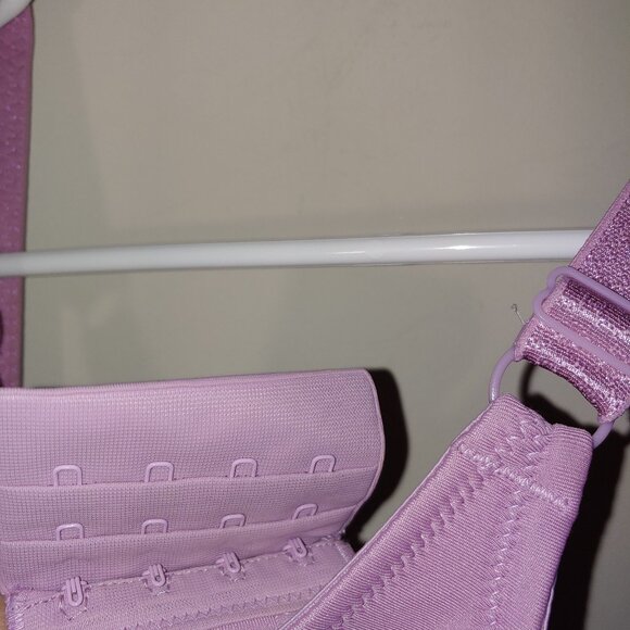 Vanity Fair Full Figure Beauty Back Smoother Wireless Bra Size 42DD Lavender - Picture 3 of 6